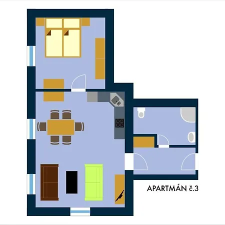 شقة Cestar Boží Dar